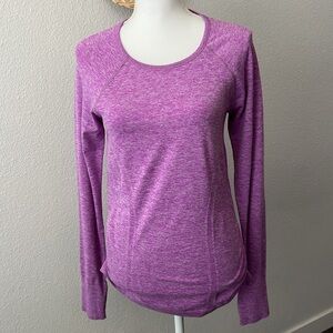Athleta Fastest Track Purple Long Sleeve - Size Medium